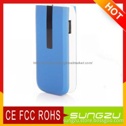 Mobile Phone Solar Charger with Battery and usb outlet